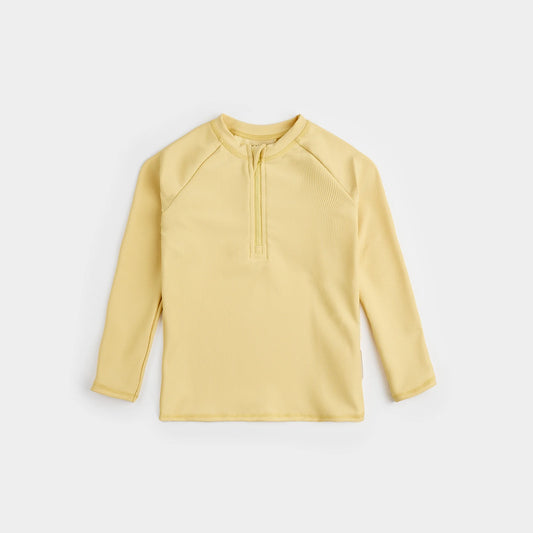 Long-Sleeve Canary Ribbed Rashguard