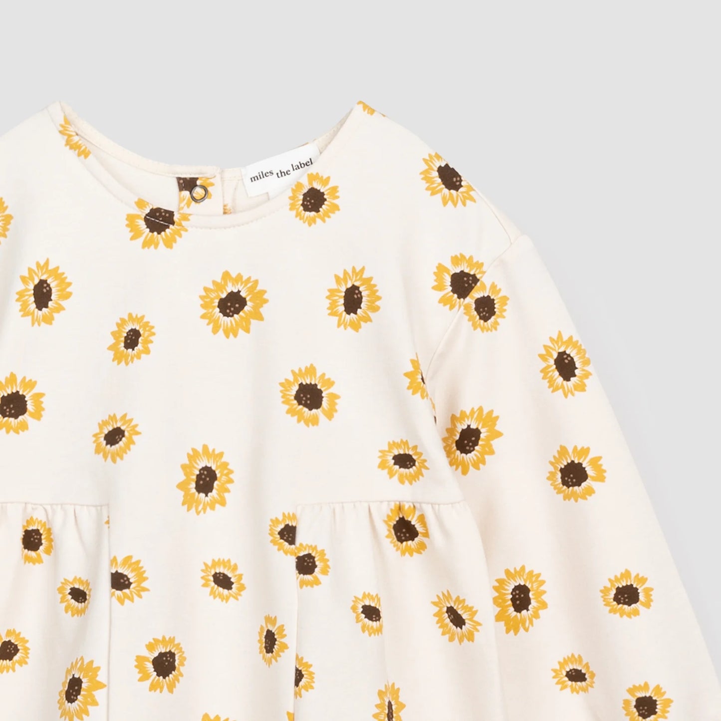 Baby Sunflower Crème Terry Dress