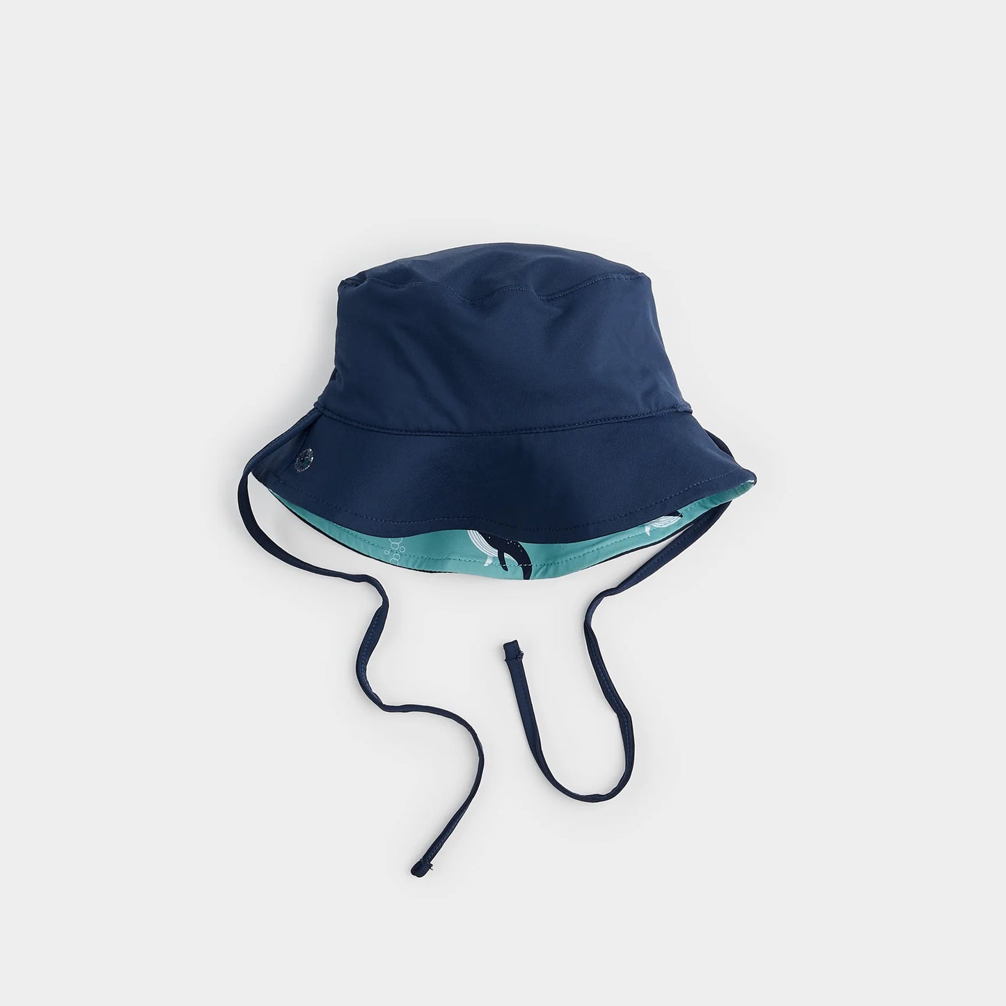 Whale Print On Reversible Sun Hat