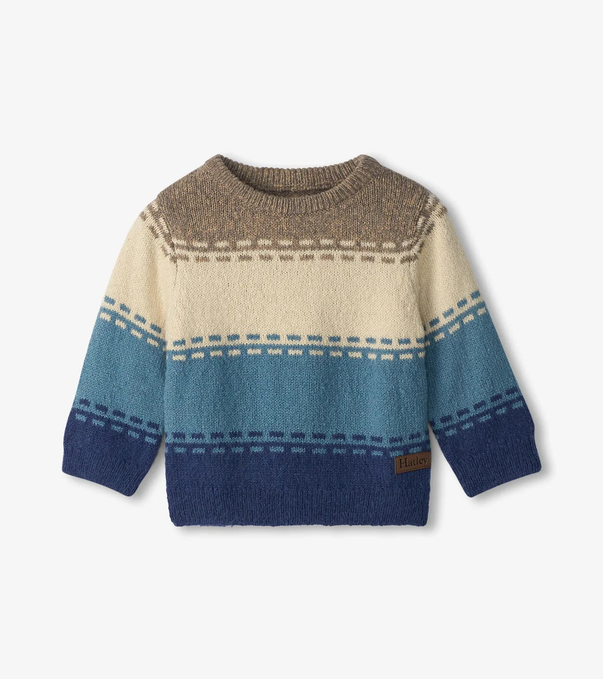 Blue Combo Knit Sweater